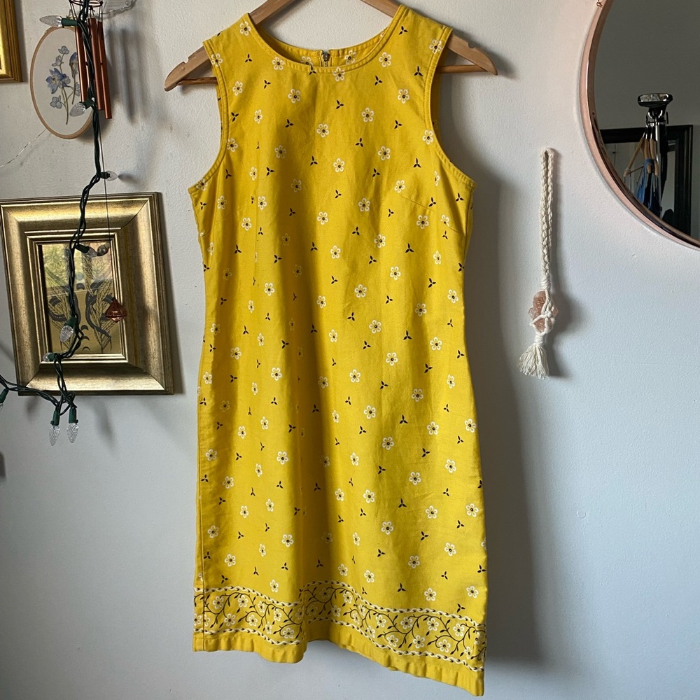 Vintage yellow sundress
